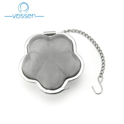 Hot Factory direct sale 18/8 stainless steel Best price and top quality stainless steel tea infuser with chain